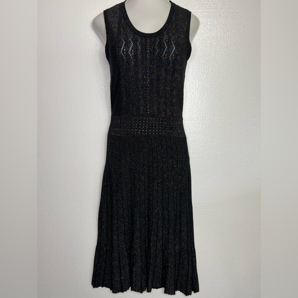 Molly Bracken confetti stretchy maxi sleeveless dress size M/L